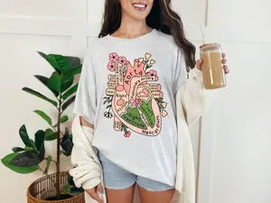 Anatomical Heart Shirt, Cardiology Shirt, ICU CVICU Nurse in the Making Tee, Heart Surgeon Medical Student Cardiac Rehab Graduation Gift