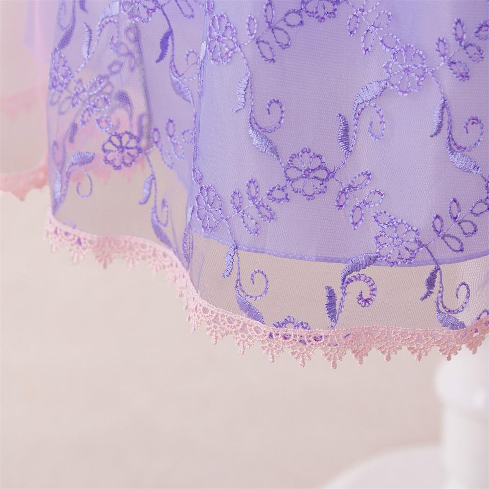 103 Rapunzel dress mesh dress Rapunzel girl Sofia dress children's performance costume children