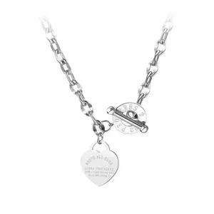 Versatile Heart Pendant Necklace Heart Bible Necklace For Women Men - 14k Yellow Gold Bible Verse Necklace, Heart Charm Bracelet With Bible Verse Scripture Necklace For Men Christian Earrings Bible Verse For Women