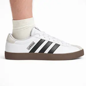 Adidas Men's White VL Court 3.0 Sneakers, ID6285