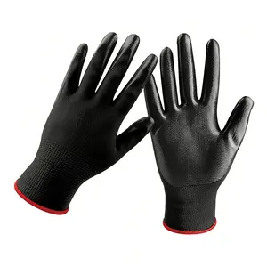Ultra-Thin PU Coated Work Gloves A Pairs Rubberised Nylon Breathable High Dexterity Gardening Warehouse Assembly Precision Tasks
