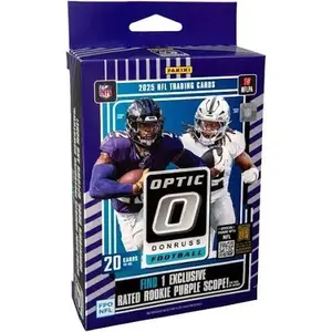 2025 Optic Football Hanger Box Purple Scope- DOWNTOWN CHASE Collectible Sports Trading Cards