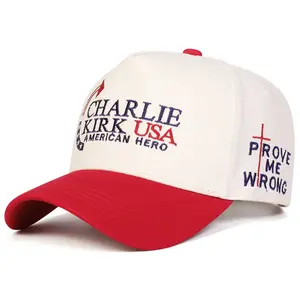 Charlie Kirk USA Embroidered Baseball Cap - Patriotic Conservative Hat