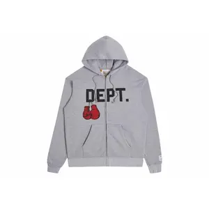 Gallery Dept. Boxing Merch Zip Hoodie Heather Grey (men) by StockX
