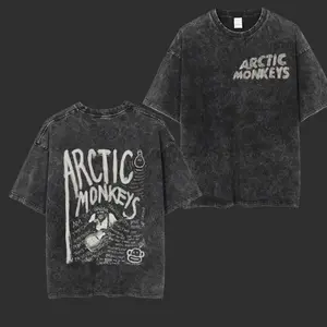 Arctic Monkeys Retro Washed T-Shirt, Hoodie, Vintage Graphic Tee WBU