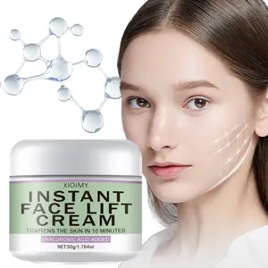 50g Instant Face Lifting Cream, Tightening Moisturizing Facial Skin, Contains Retinol Hyaluronic Acid Vitamin C, Suitable for All Skin Types