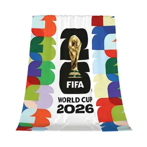[Memorial Day Deals] FIFA 2026 World Cup Blanket,Official Licensed FIFA, the perfect gift for Soccer fans, suitable for sofas and beds, a decorative gift for men, women, and  of all ages.