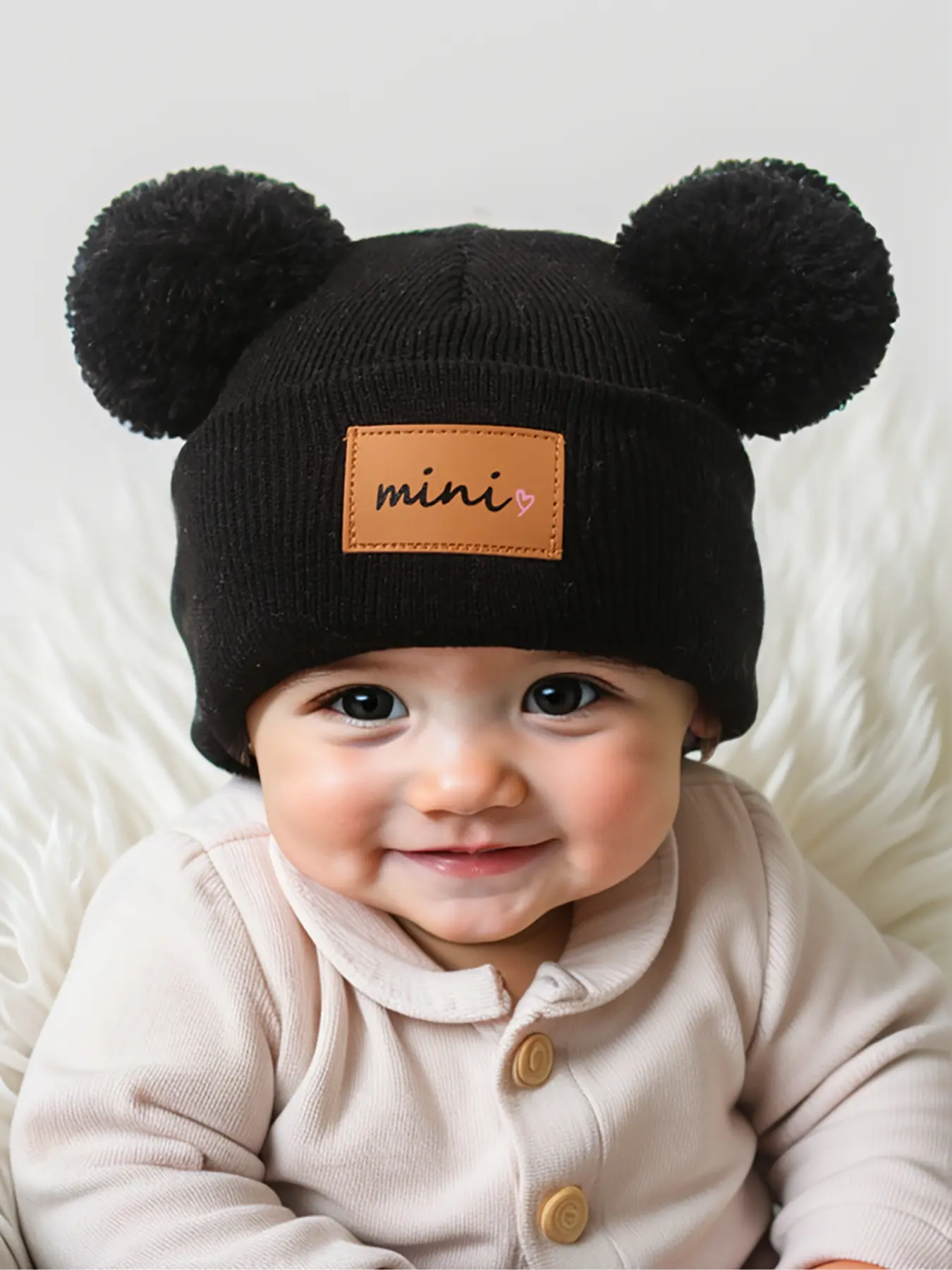 Unisex Y2K Style Knit Beanie Hat for Ages 3-12, Soft & Cozy Winter Accessory, Perfect for Outdoor Activities & Daily Wear