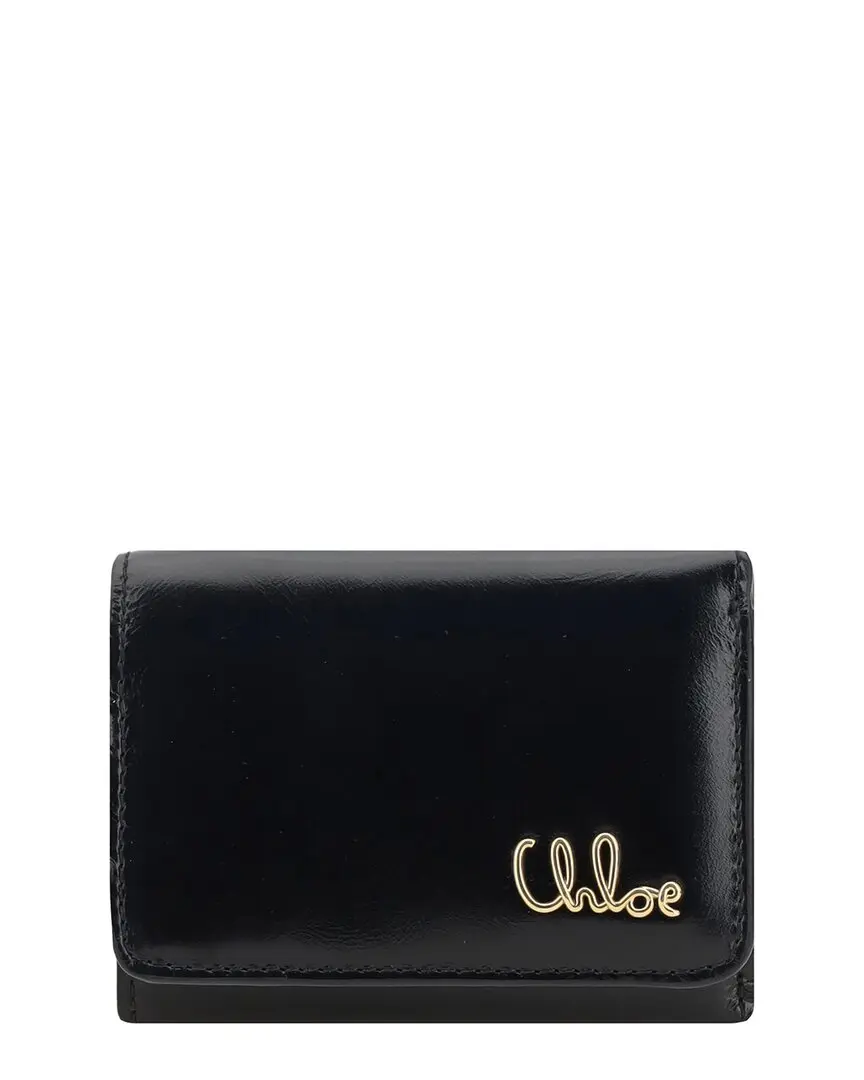 Chloé Logo Leather Wallet
