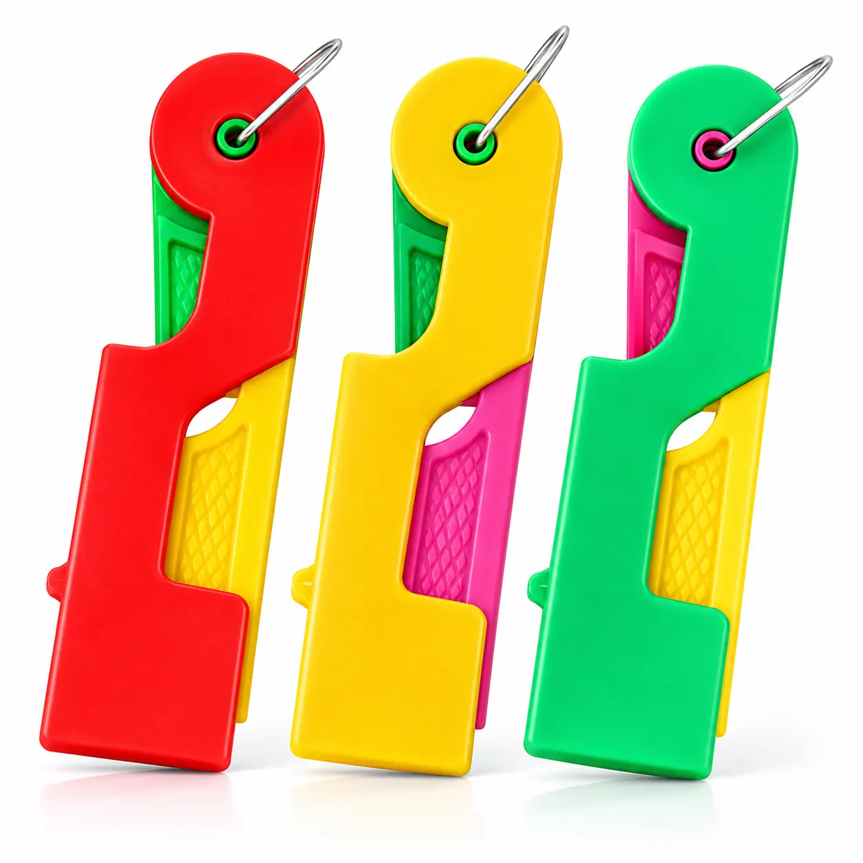 3PCS Random Color Needle Threader, Quick Automatic Sewing Thread Guide Tool, Hand & Machine Sewing Aid for Elderly Poor Eyesight