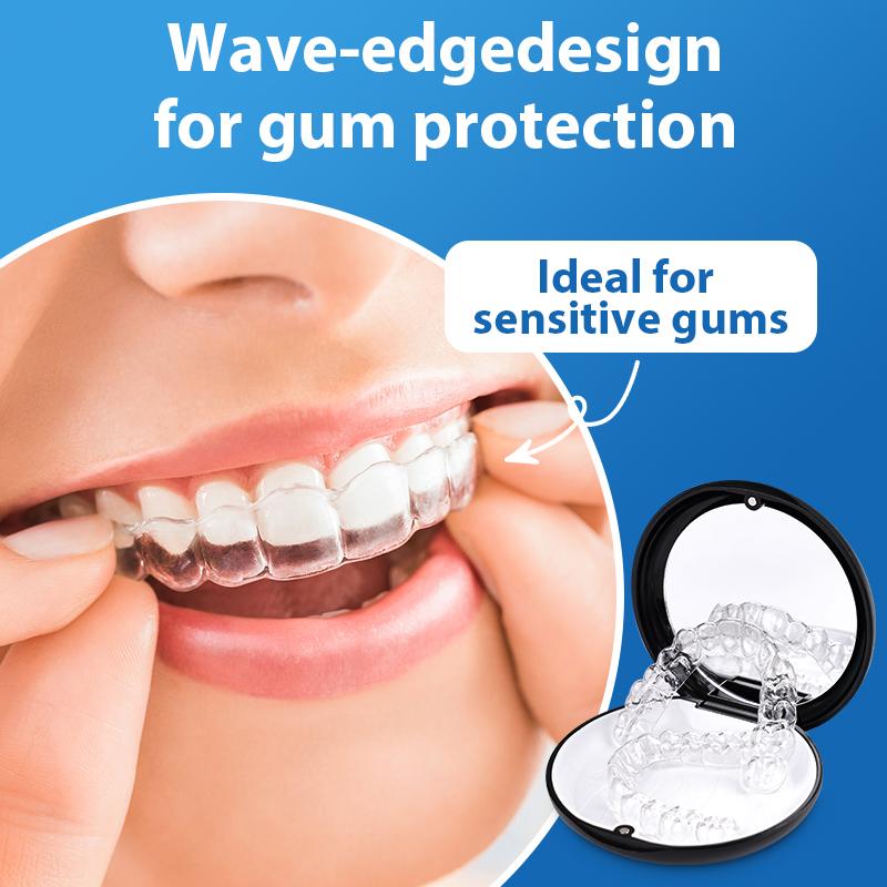 Smileseek Clear Teeth Retainer Upper & Lower – BPA-Free Precision-Fit, Nearly Invisible for Adults & Teens, Retention After Braces, Day/Night Wear