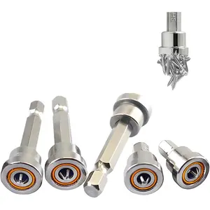 5 count Set  (R) Premium  Drywall Screw Setter - PH2 Bits for Plasterboard - Hex Shank Positioning Bit - Easy Drywall Installation - Drill Accessory (3pcs 2'' + 2 count 1'')