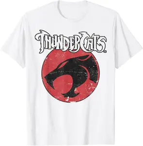 Thundercats Vintage Retro 80s Cartoon Graphic Tee | Lion-O Logo Pop Culture Y2K Streetwear Unisex Oversized T-Shirt | Anime Nostalgia Outfit