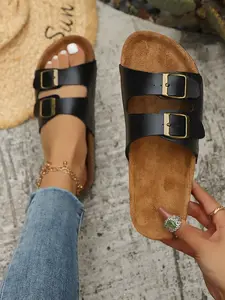 Natural Cork Shoe Insoles, Arch Support, Adjustable Velcro, Comfortable for Long Walks, Fits Different Foot Widths, Non-Irritating