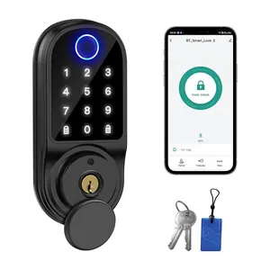Smart Biometric Door Lock, 5 Unlock Methods, Alloy Material, Easy Installation, Ideal for Home, Hotel, Office, Perfect Gift for Seniors
