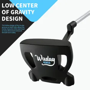 WUDAY Men's Putter with Ergonomic Grip & Weighting System for Stability R-Standard Loft WUDAY Shaft Precision Cast Clubhead for Low & High Swing Speeds Golf Clubs Golf Accessory