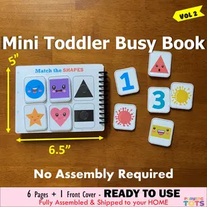 Mini Busy Book VOL2, Learning Binder