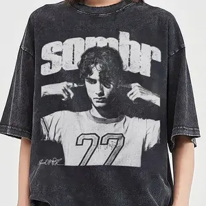 Sombr Tour Music Vintage Shirt, Music Artist Unisex Tee, Sombra Fan Merchandise Graphic Tee, Music Lover Gift, Tee, Hipster Style, Vintage Vibes, Cool Sweatshirt, Hoodie, Comfort Colors