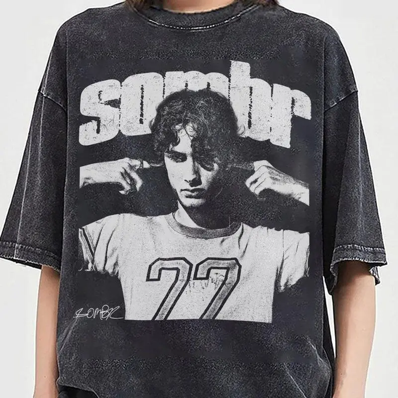 Sombr Tour Music Vintage Shirt, Music Artist Unisex Tee, Sombra Fan Merchandise Graphic Tee, Music Lover Gift, Tee, Hipster Style, Vintage Vibes, Cool Sweatshirt, Hoodie, Comfort Colors