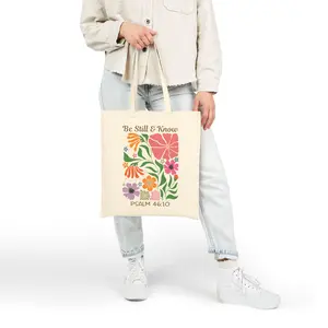 Be Still & Know Tote | Book Carrier Bag | Encouraging Gift