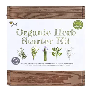 Organic Herb Garden Grow Kit | 9 Variety Gift Set