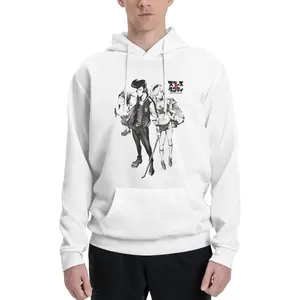 Anime Space Dandy Hoodie Men's Casual Sweatshirt Long Sleeve Hooded Pullover Sweater