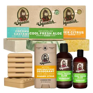American Summer - Dr. Squatch (Soap + Deodorant + Hair Care Kit + Soap Saver)