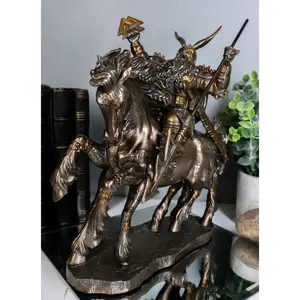 Ebros Norse Viking God Battle Cry Alfather Odin Riding On Sleipnir To Hel Figurine 9"L
