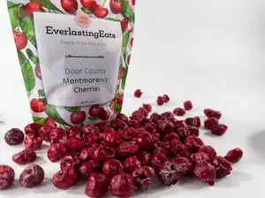 EverlastingEats Lightly salted Montmorency Cherries Snack Dried Snack Dried Natural Dry Sweet