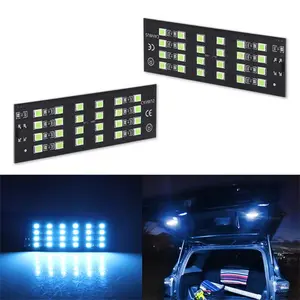 2PCS Ice Blue Liftgate Deck Trunk Cargo Area Lamp Fit LED Panels For Toyota 4Runner and 4Runner Limited 2010 2011 2012 2013 2014 2015 2016 2017 2018 2019 2020 2021 2022 2023