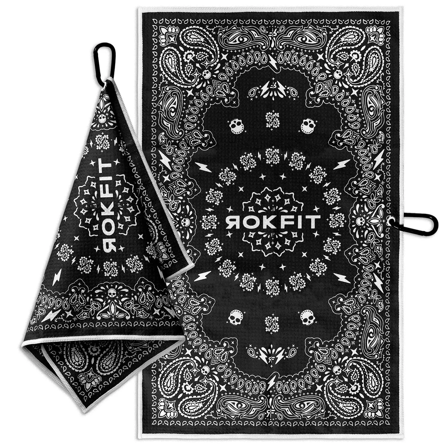Utility Towel - Paisley Black