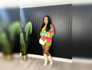 MULTI COLOUR KNIT CARDIGAN