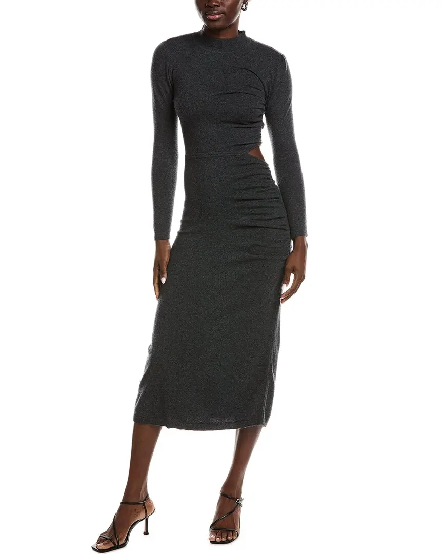 Sandro Wool & Cashmere-Blend Knit Maxi Dress