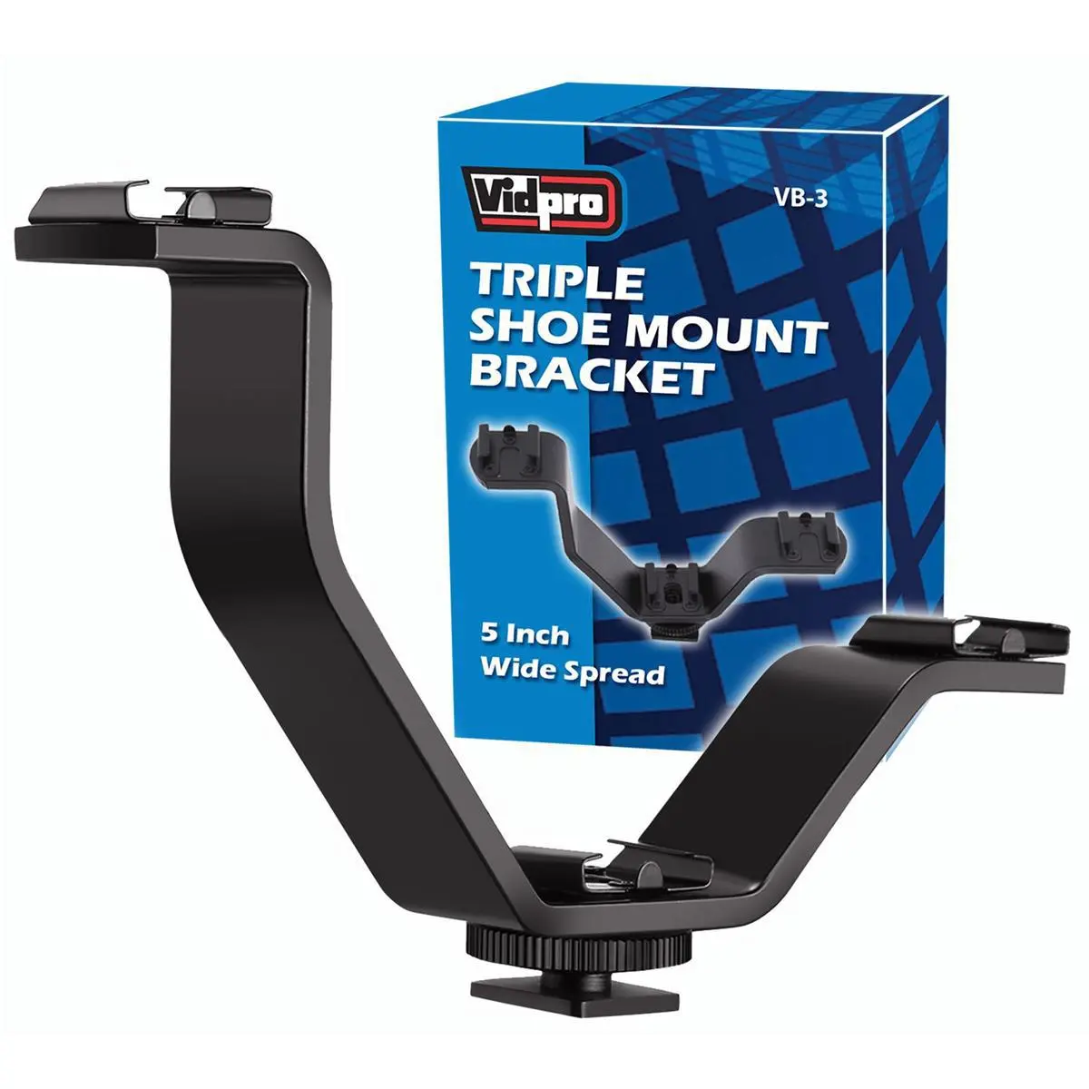 VidPro 3-Level Triple Shoe Mounting Bracket