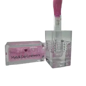 Pink Glitter Lip Color Gloss