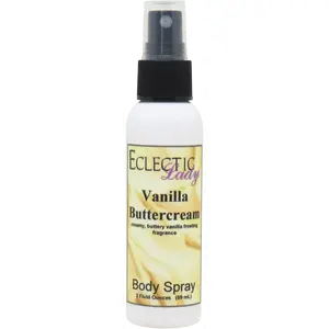 Vanilla Buttercream Body Spray, Hydrating Body Mist for Daily Use