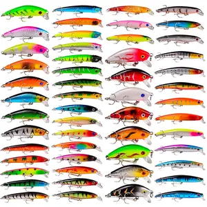 Bass Fishing Lures Kit Set Topwater Hard Baits Minnow Crankbait Pencil Vib Swimbait For Pike Fit Saltwater And Freshwater