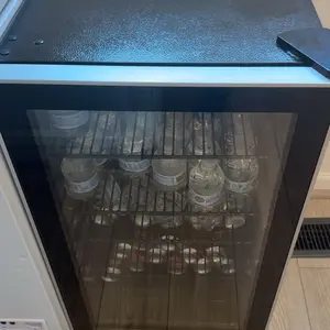 COWSAR Beverage Refrigerator and Cooler, Mini Fridge 48-130 Can, Little Cooler with Digital Display 32~61℉, Small Refrigerator with 4 Shelves for Home Office, Bedroom, Garage, Game Room, 1.3-4.4 Cu.Ft