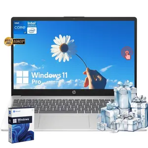 HP 2026 15.6 Touch-Screen FHD inch Laptop PC,Windows 11 Pro,Bluetooth 5.3,Intel Core i7-1355U, 32GB RAM, 512GB SSD,Backlit Keyboard, Wi-Fi 6,Silver