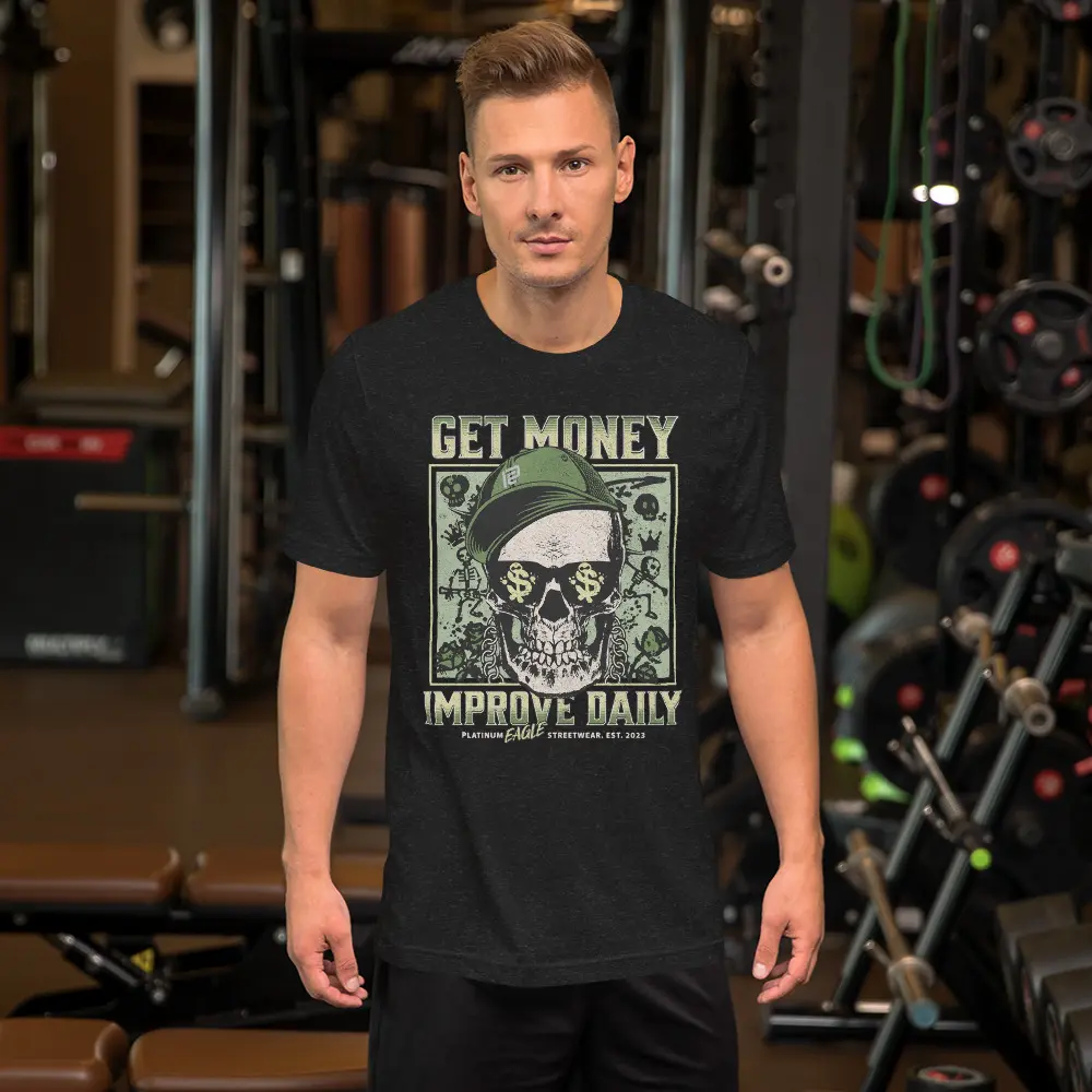 Get Money, Improve Daily Platinum Eagle Streetwear
