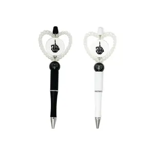 Middle Finger Glow In The Dark Hand Beaded Pen