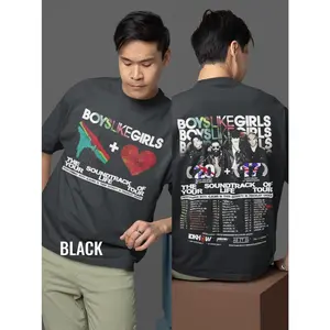 unisex shirt Boys Like Girls, Pop Punk Shirt Pop Pung Merch Tour 2026 Iconic Pop Punk Band Tee