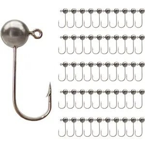 50 count Fly Tying Jigs Kit Jig Heads for Fly Fishing, Jig  Fly Fishing Hooks DIY Lure Making Kit Suit for Tying Flies