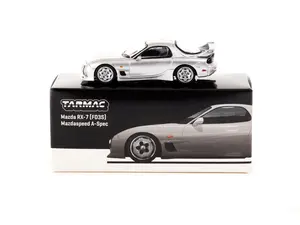 Tarmac Works Mazdaspeed A Spec 1:64 Scale Die-Cast Metal Model Car - Silver Stone Metallic, Limited Edition