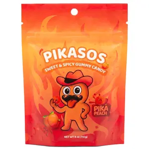 Pikasos: Pika Peach - Sweet & Spicy Gummy Candy