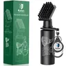 Caiton Pro Golf Club Brush Cleaner with Retainer Clip, Squeeze Water Bottle 7.5 Inches, 4 Ounces, Essential Golf Accessories for Men, Golf Equipment, Golf Supply