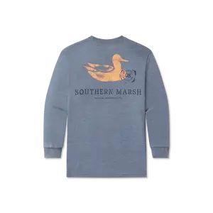 Youth SEAWASH™ Tee - Stamped Duck - Long Sleeve
