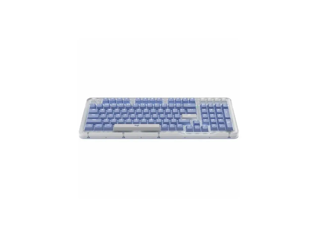 Logitech Alto Keys K98M Wireless Mechanical Keyboard, Customizable Keyboard with Vibration Absorbing Gasket, Backlit Keys, Lilac - Wireless Connectivity - Bluetooth/RF - Full-size - 2.40 GHz - USB Typ
