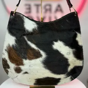 Luxury Cowhide Leather Tote 14H x 16W | Handmade Genuine Leather Bag with Inner Pouch