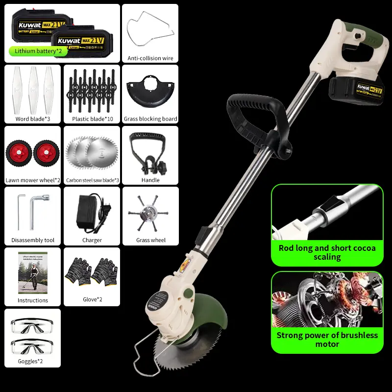Luxury Model Lawnmower + 2 Battery